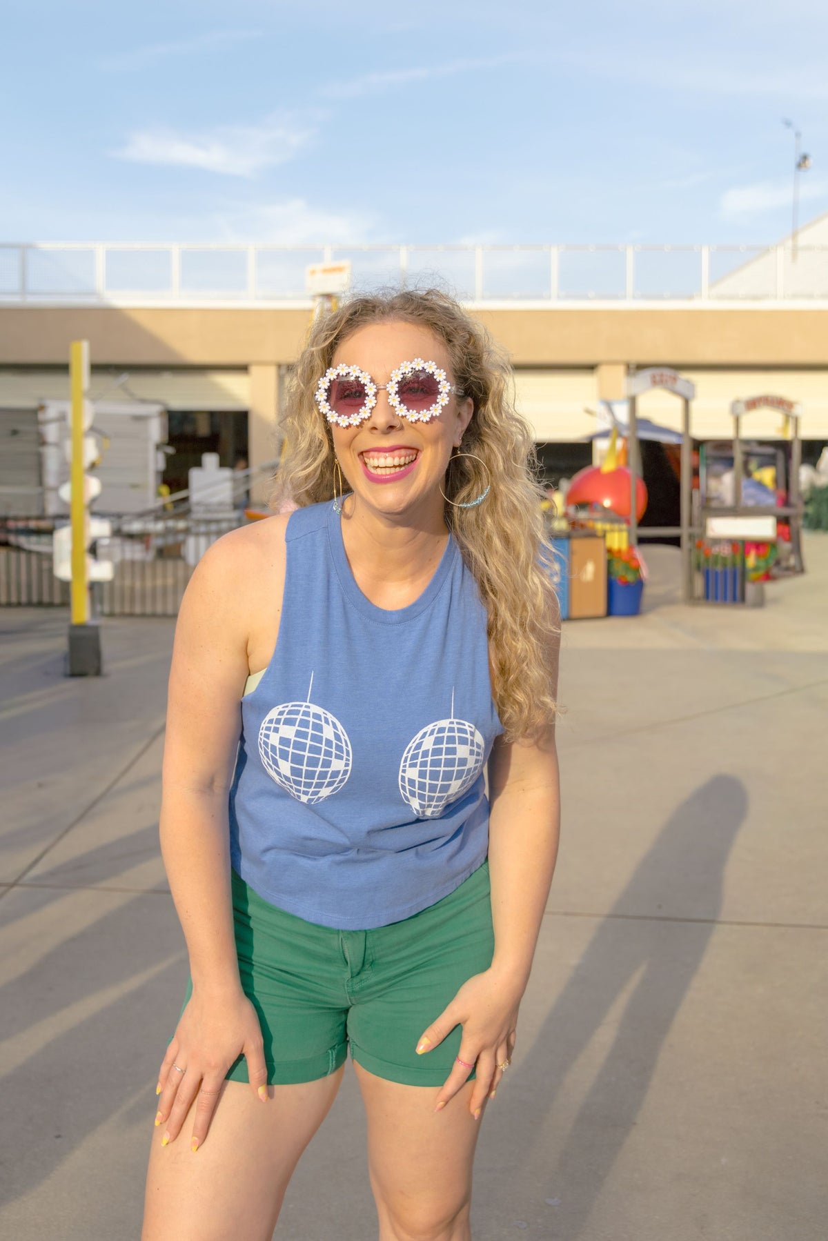Disco Boobs Muscle Tank