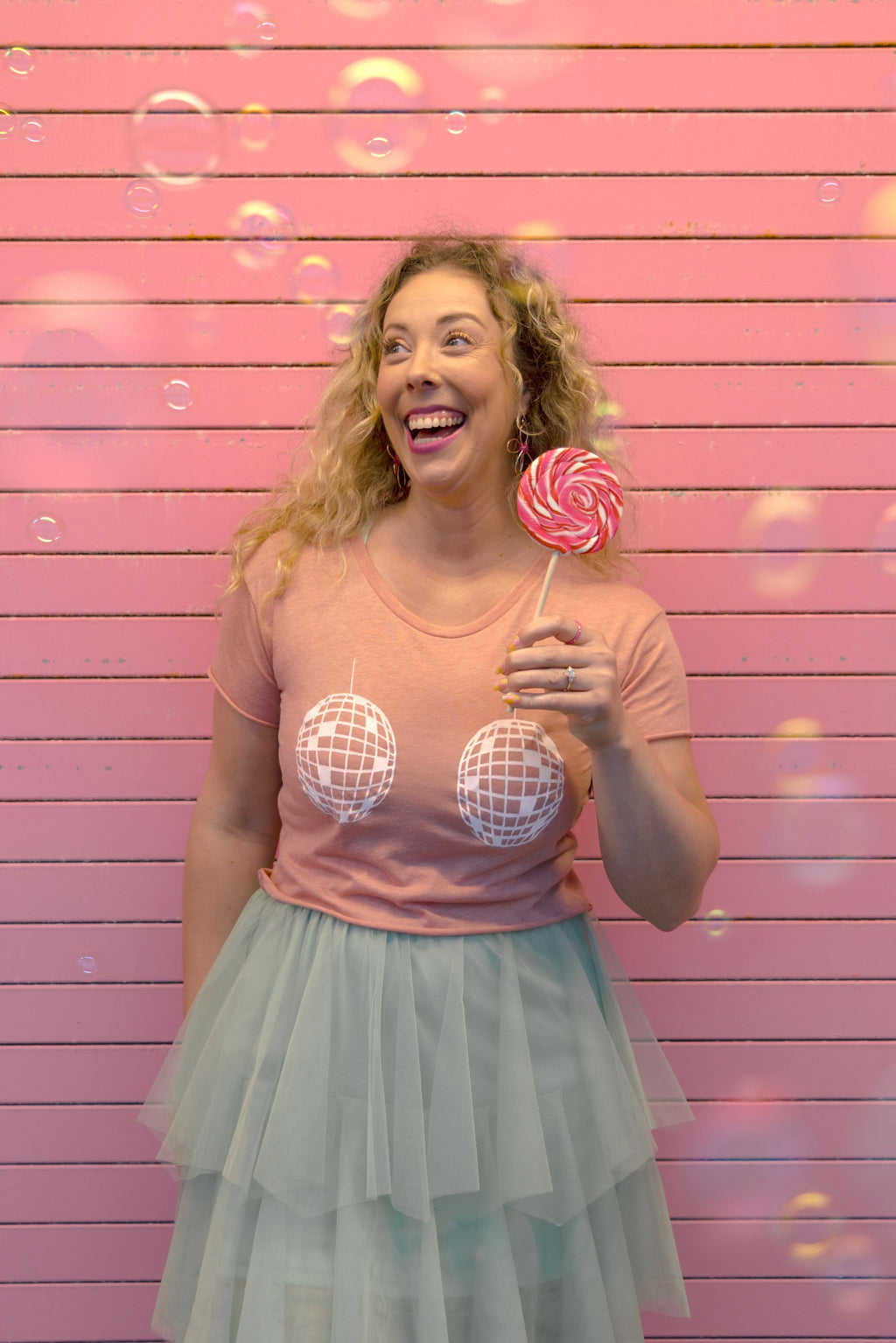 Disco Boobs Crop Tee