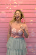 Disco Boobs Crop Tee
