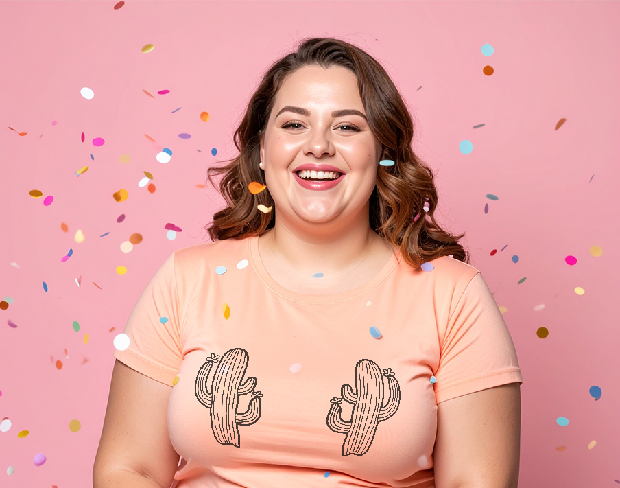 Cactits Crop Tee