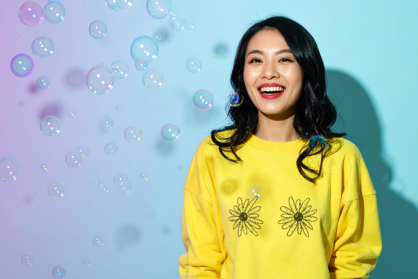 Bosom Blossom Crew Neck Sweatshirt