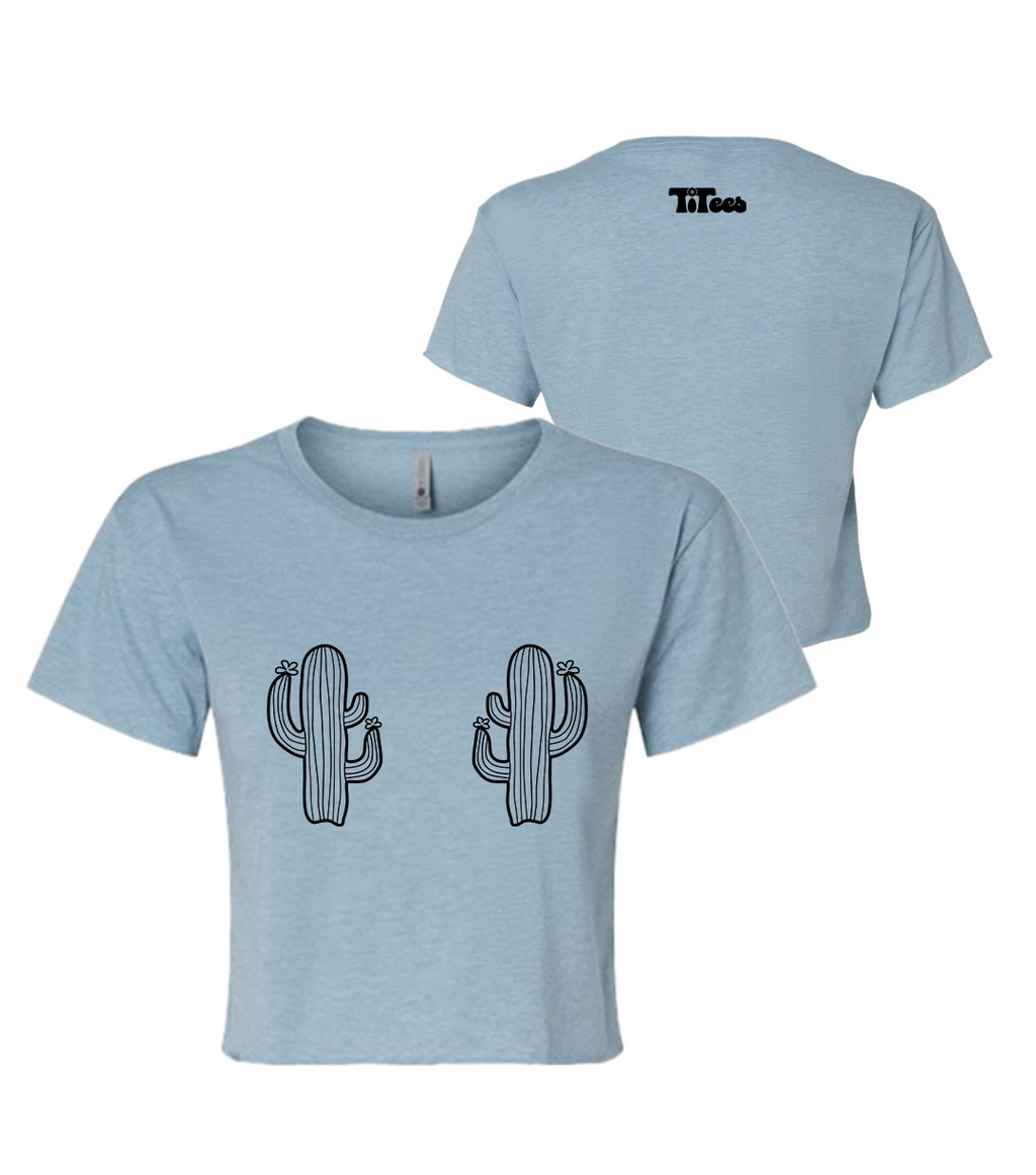 Cactits Crop Tee