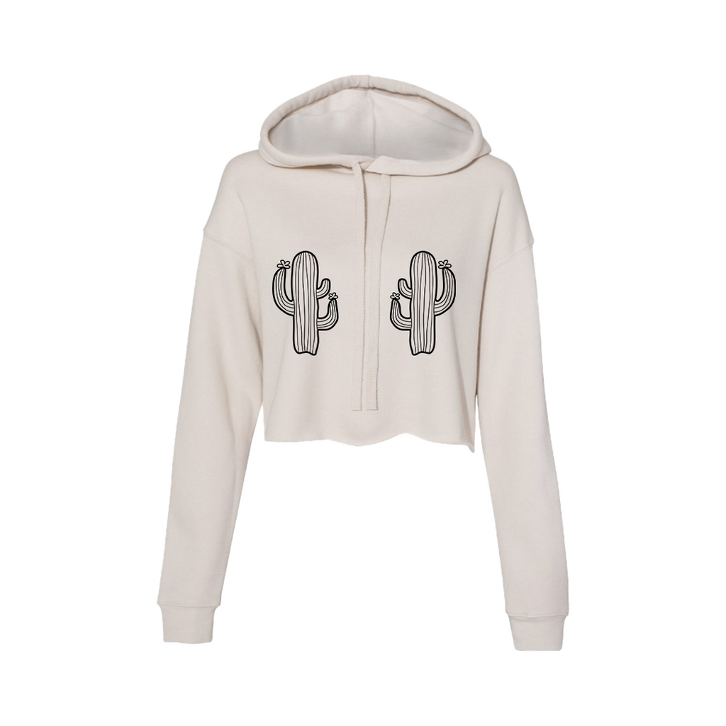 Cactits Crop Hoodie