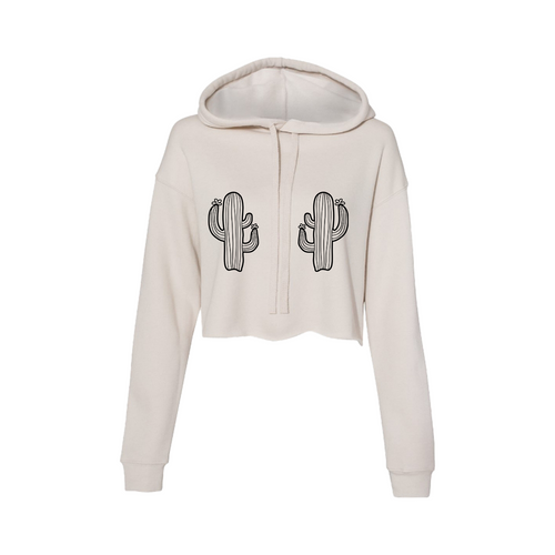 Cactits Crop Hoodie