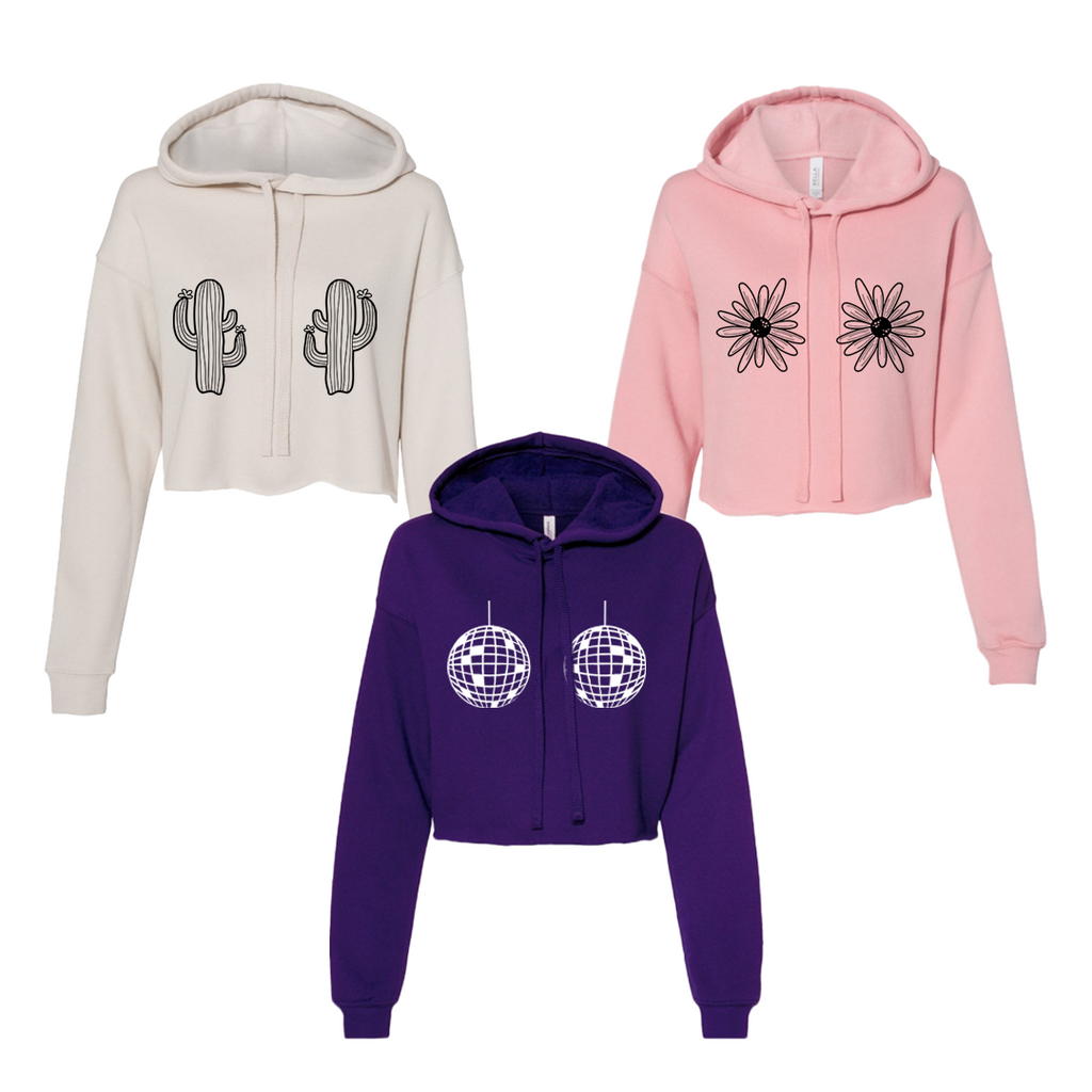 Cactits Crop Hoodie
