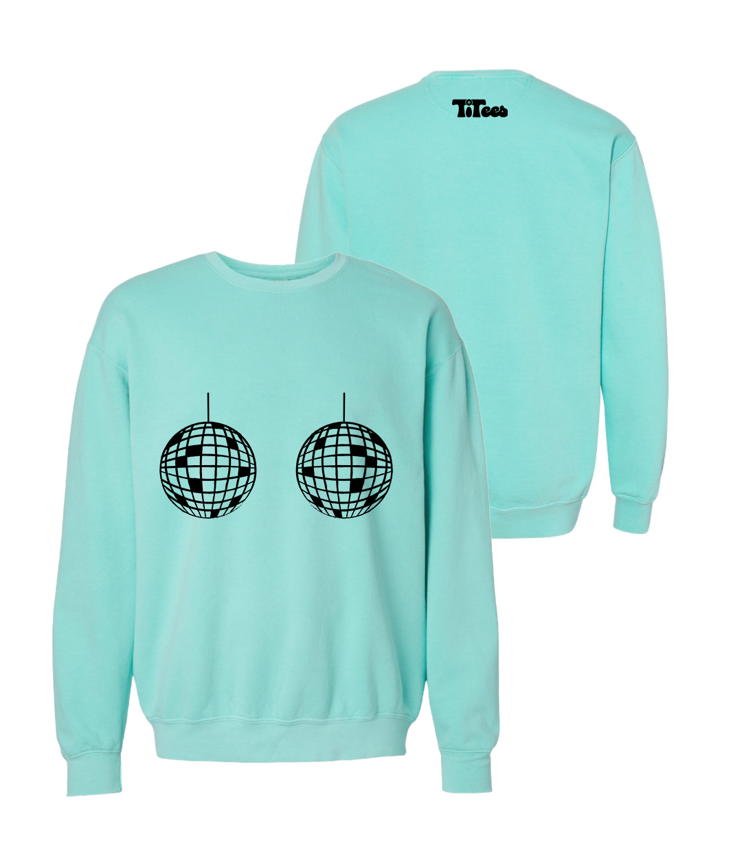 Disco Boobs Crew Neck Sweatshirt