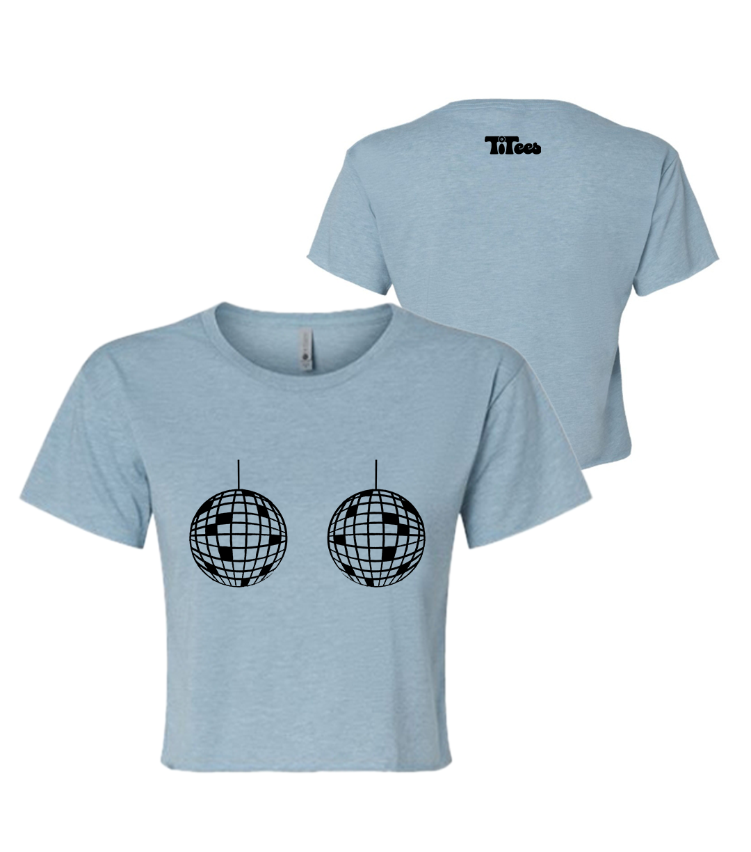 Disco Boobs Crop Tee