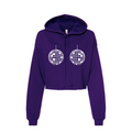 Disco Boobs Crop Hoodie