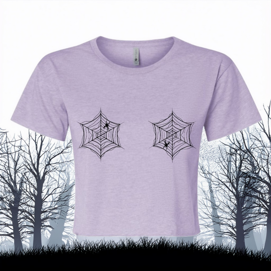 Spider Bites Crop Tee