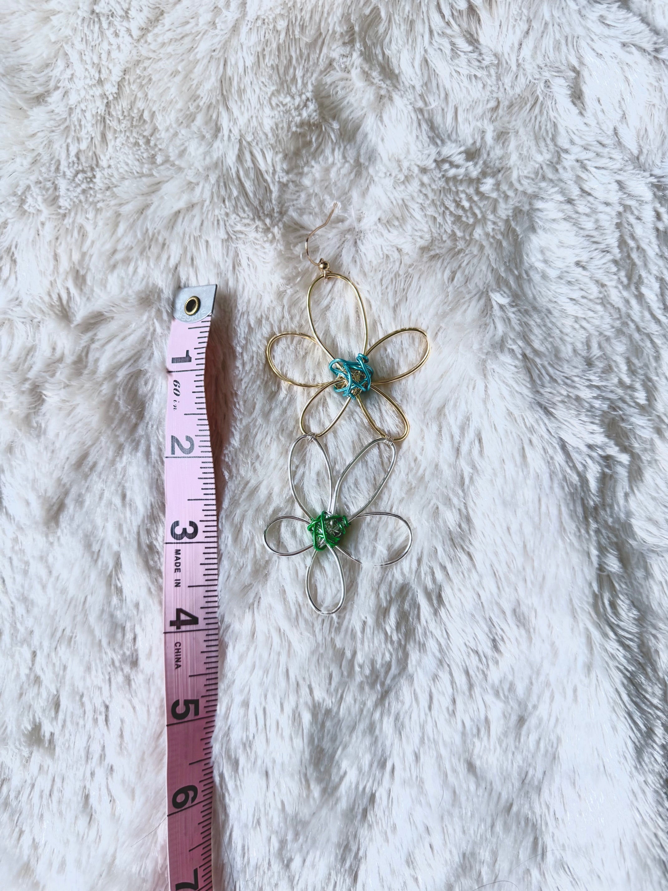 Double Blossom Earrings