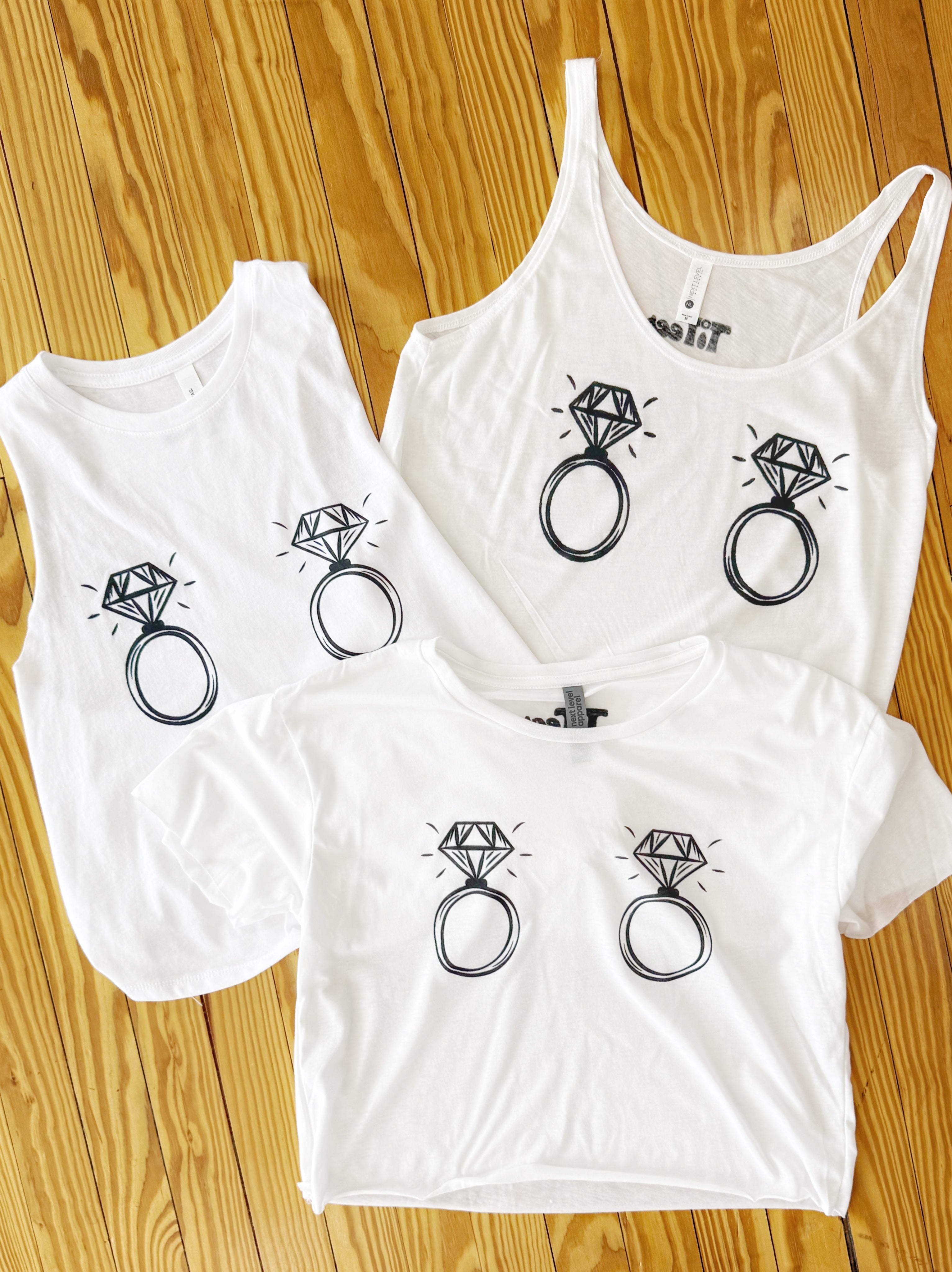 Double D's (Double Diamonds) Crop Tee