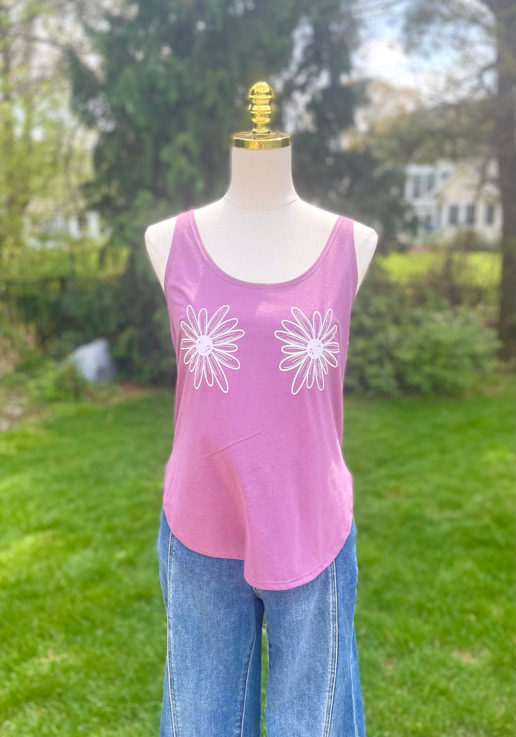 Bosom Blossom Split Hem Tank