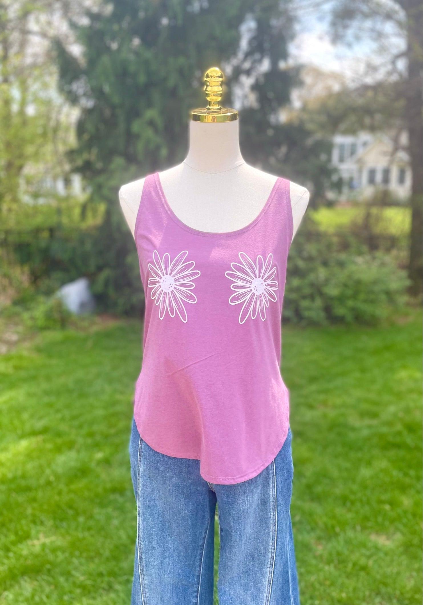 Bosom Blossom Split Hem Tank