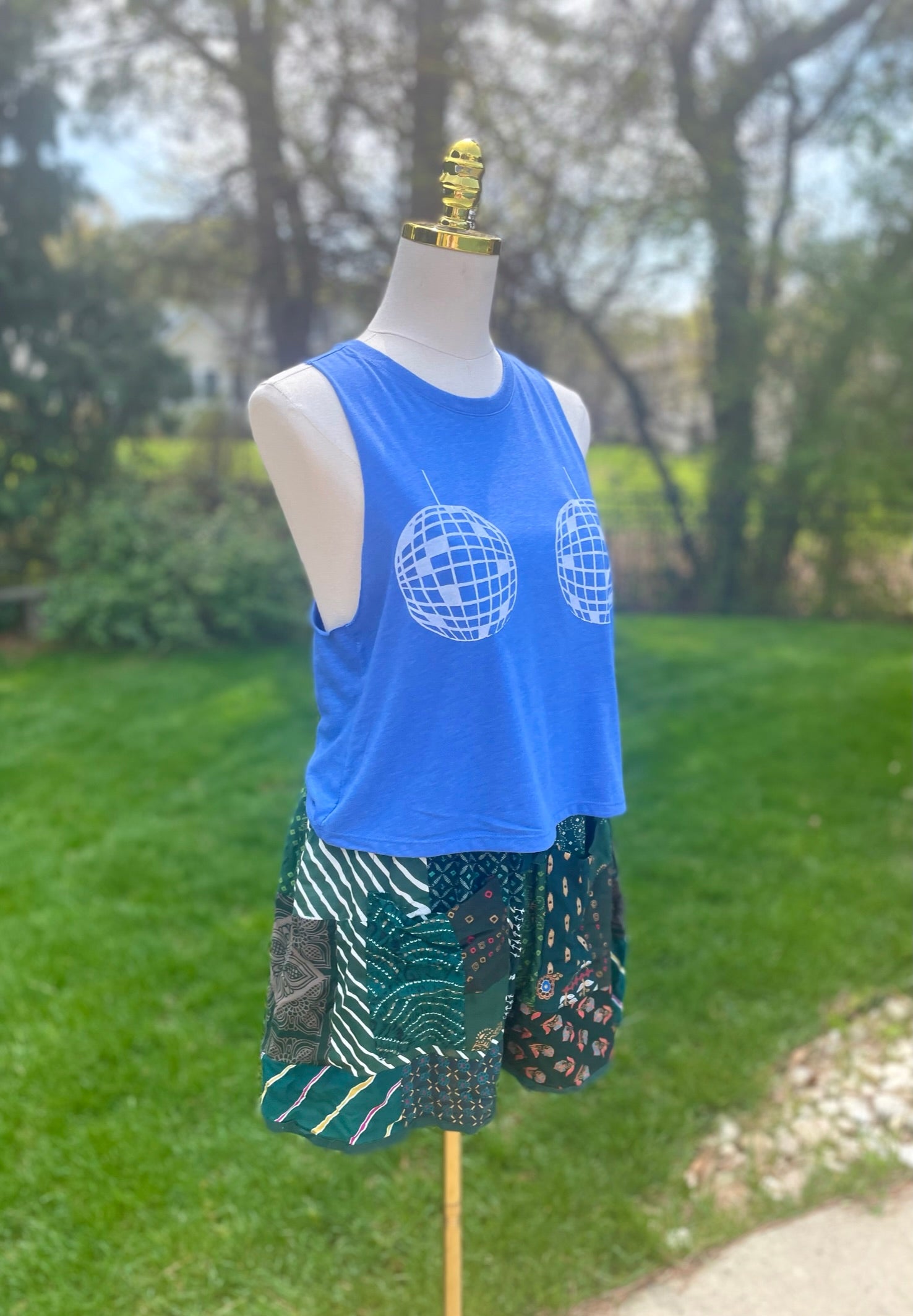 Disco Boobs Muscle Tank
