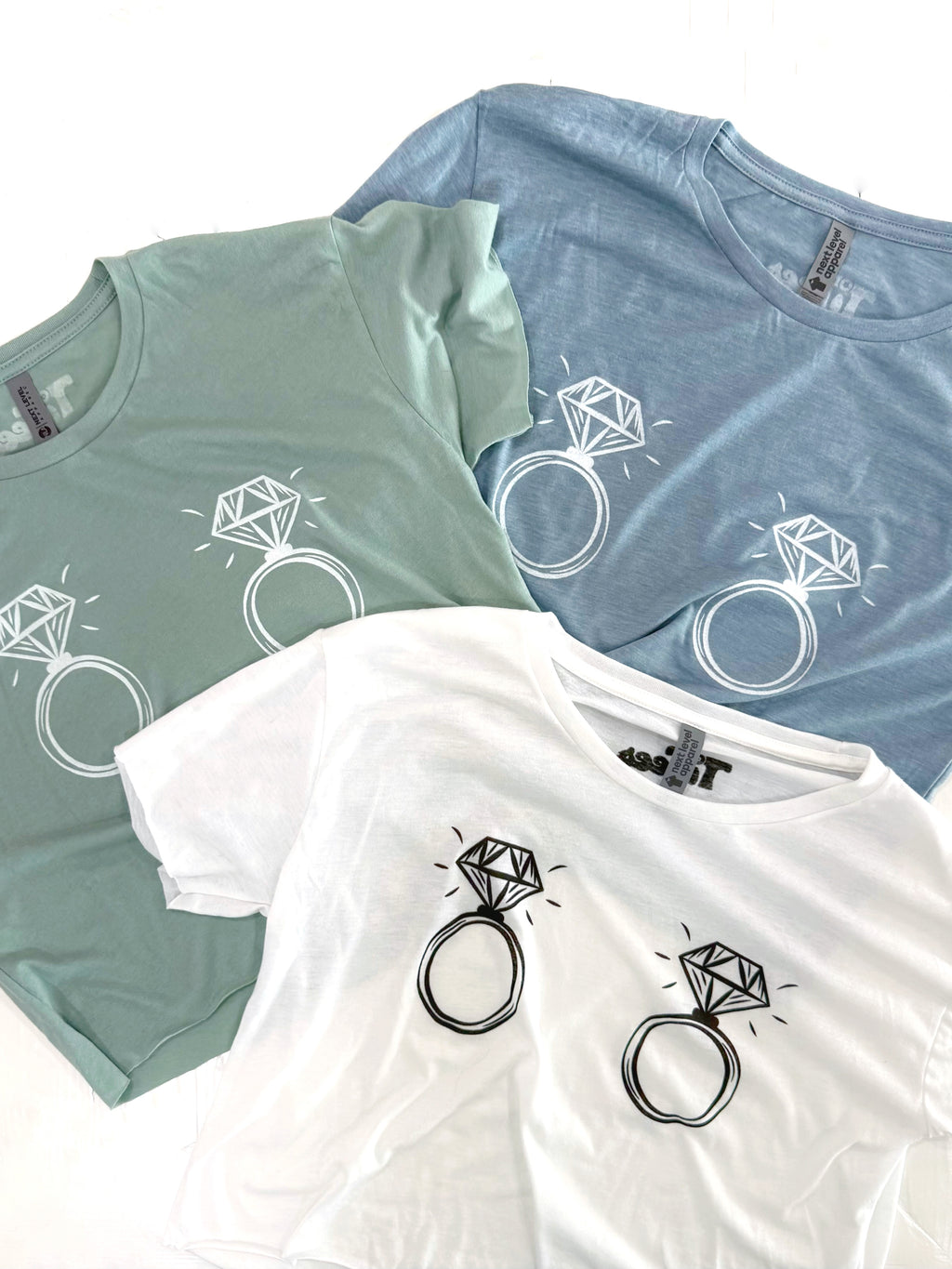 Double D's (Double Diamonds) Crop Tee