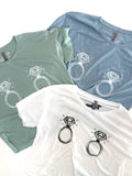 Double D's (Double Diamonds) Crop Tee