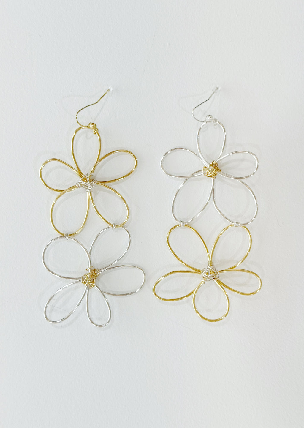Double Blossom Earrings