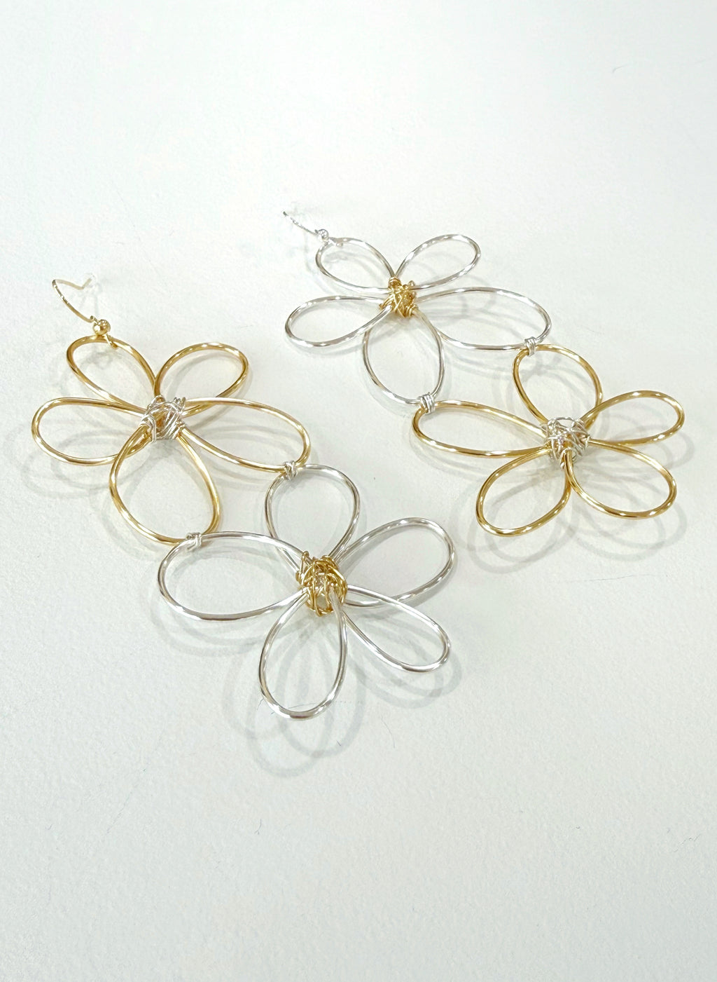 Double Blossom Earrings