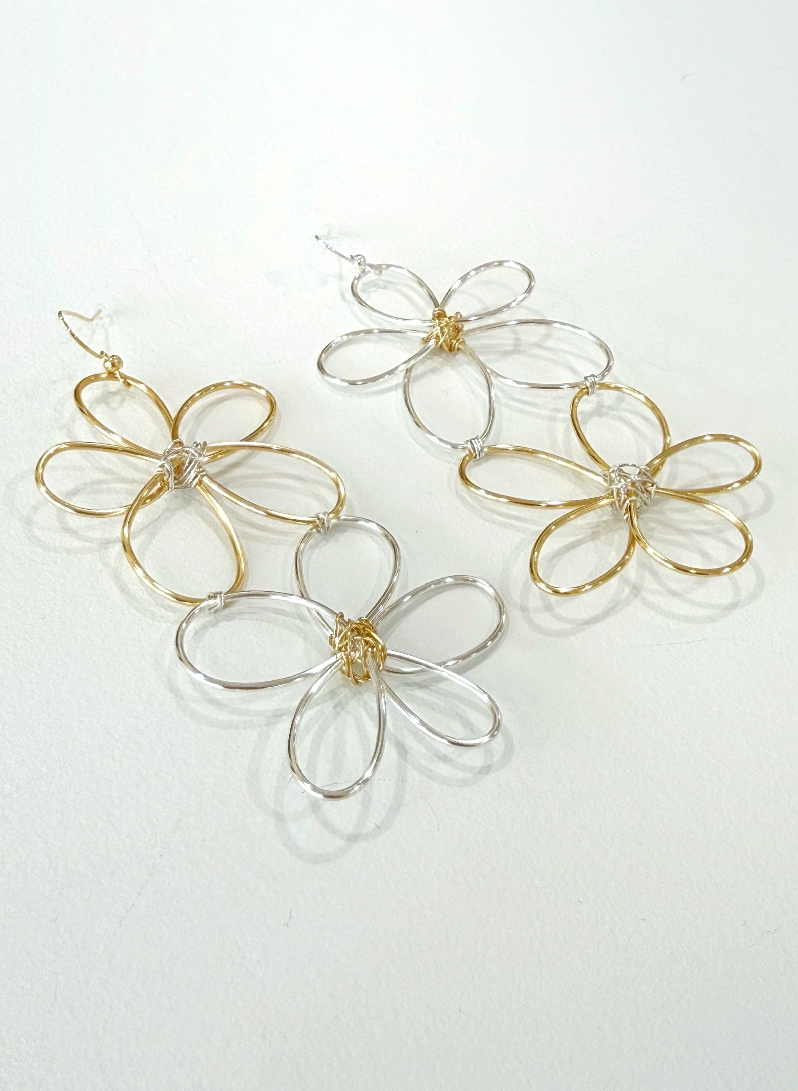 Double Blossom Earrings