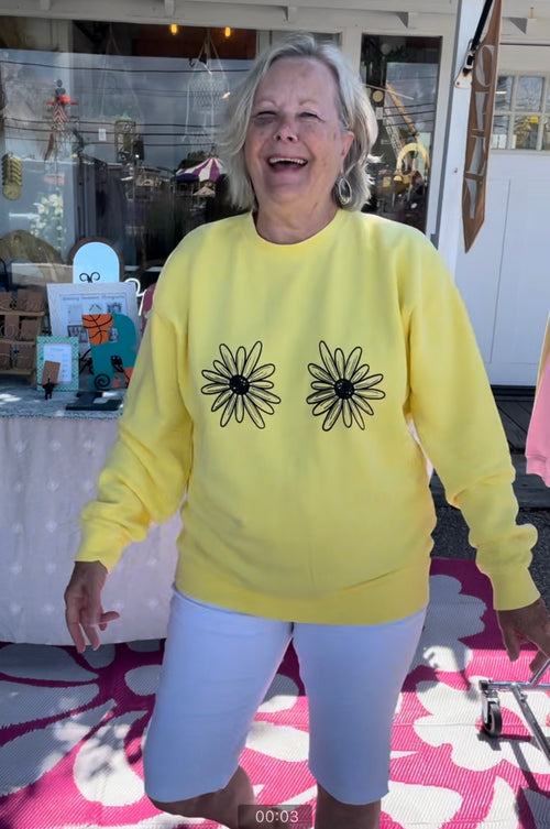 Bosom Blossom Crew Neck Sweatshirt