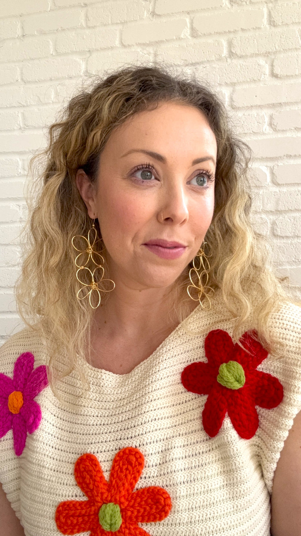 Double Blossom Earrings