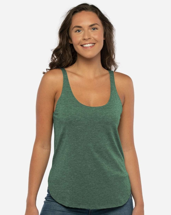 Pine-nipples Split Hem Tank