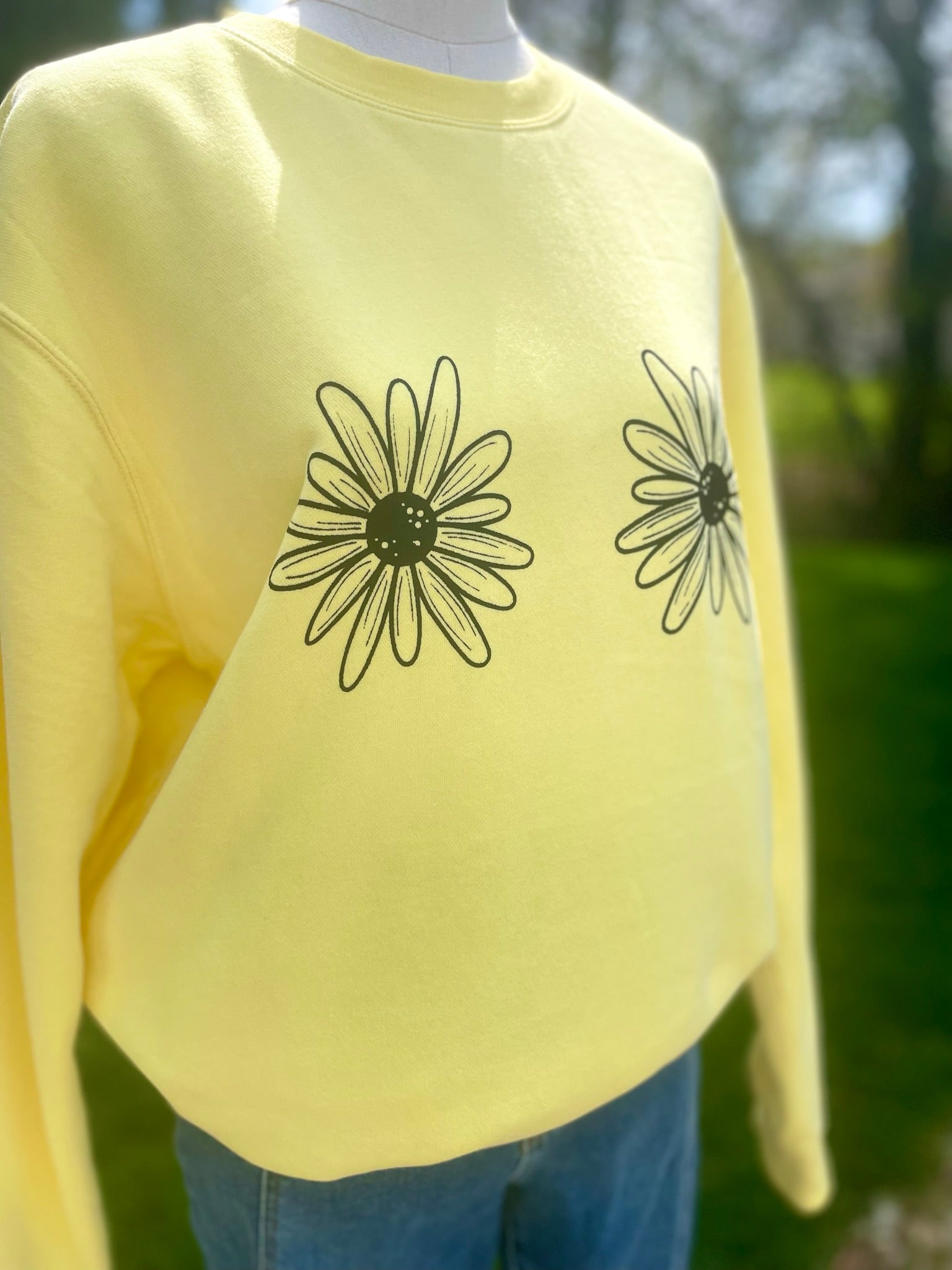Bosom Blossom Crew Neck Sweatshirt