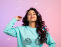 Disco Boobs Crew Neck Sweatshirt